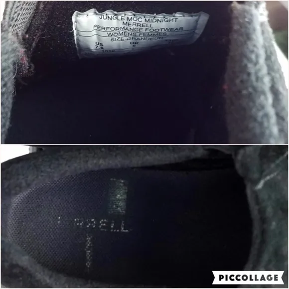 Merrell Jungle Moc Midnight Black Suede Slip-On Casual Shoes Womens 7.5