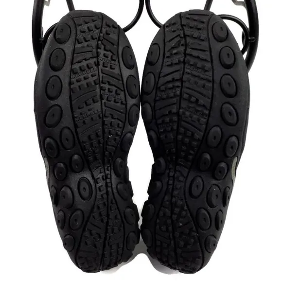 Merrell Jungle Moc Midnight Black Suede Slip-On Casual Shoes Womens 7.5