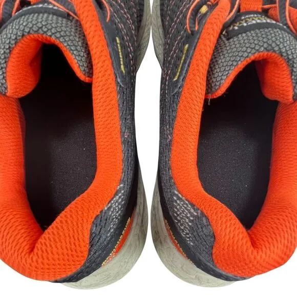 Merrell Men‎ 10 Fly Strike Black/Orange Luggy Comfort Trail Runner Shoes J067377