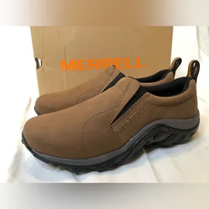 Merrell Mens Jungle Moc Nubuck Waterproof Slip On Shoes - Size 7.5