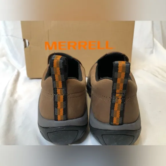 Merrell Mens Jungle Moc Nubuck Waterproof Slip On Shoes - Size 7.5