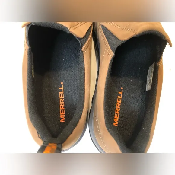 Merrell Mens Jungle Moc Nubuck Waterproof Slip On Shoes - Size 7.5