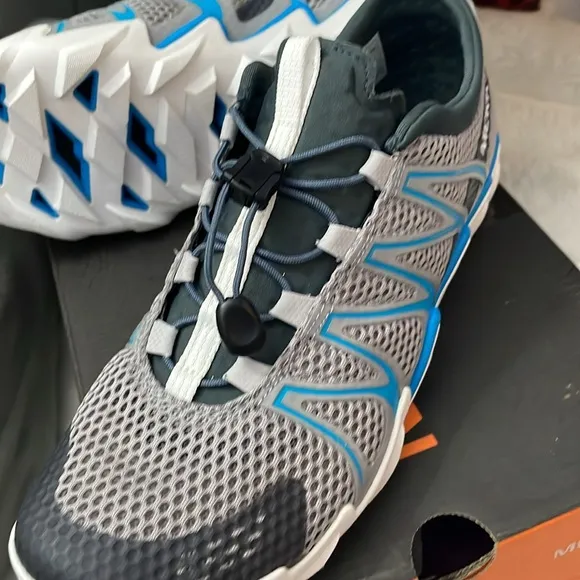 Merrell Men's Tetrex Water Shoes Vapor 20 Size 7.5Blue White Grey New in Box
