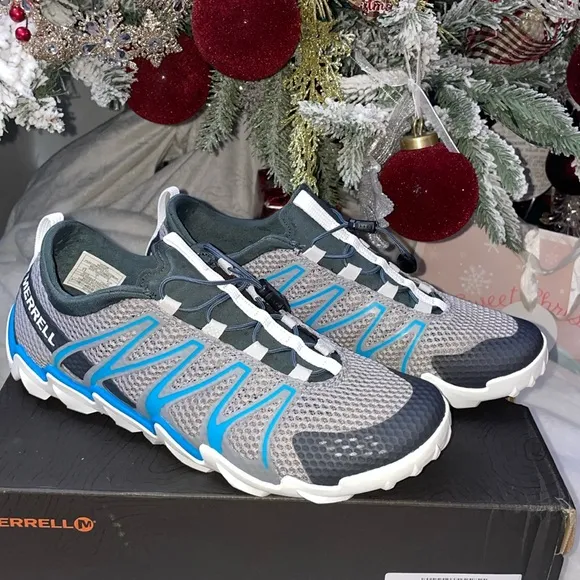 Merrell Men's Tetrex Water Shoes Vapor 20 Size 7.5Blue White Grey New in Box