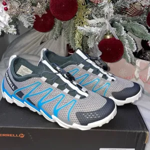 Merrell Men's Tetrex Water Shoes Vapor 20 Size 7.5Blue White Grey New in Box