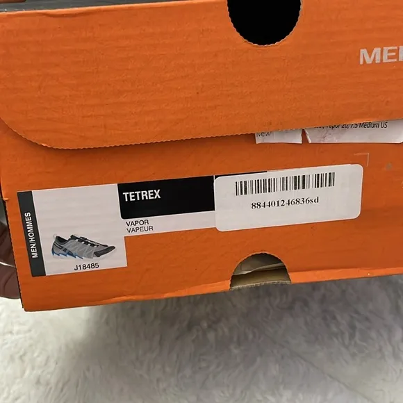 Merrell Men's Tetrex Water Shoes Vapor 20 Size 7.5Blue White Grey New in Box