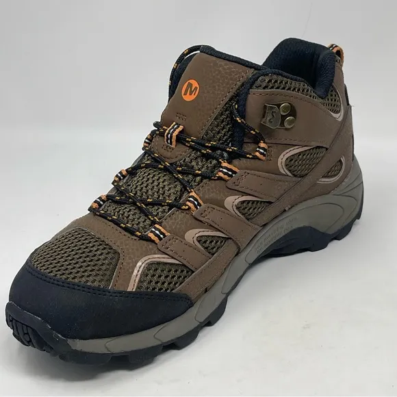 Merrell Moab 2 Mid Boots Big Kids 6.5 M Brown Leather Waterproof MK261204 New