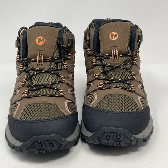Merrell Moab 2 Mid Boots Big Kids 6.5 M Brown Leather Waterproof MK261204 New