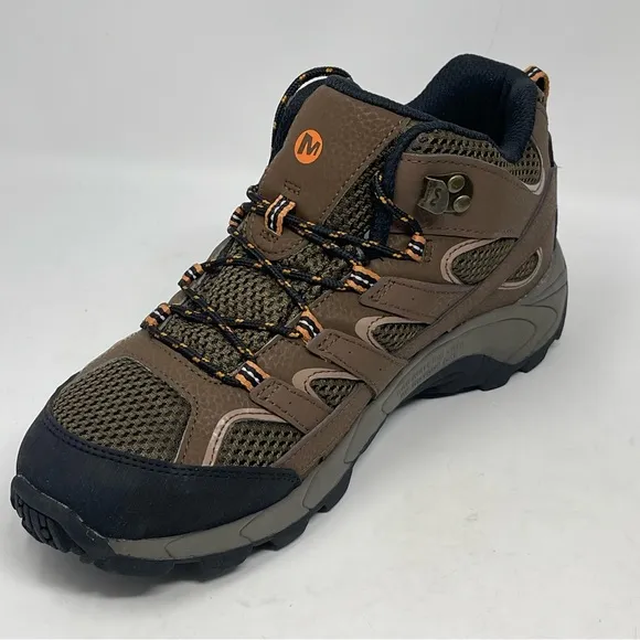Merrell Moab 2 Mid Boots Big Kids 6.5 M Brown Leather Waterproof MK261204 New