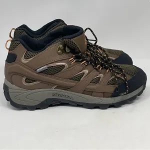 Merrell Moab 2 Mid Boots Big Kids 6.5 M Brown Leather Waterproof MK261204 New