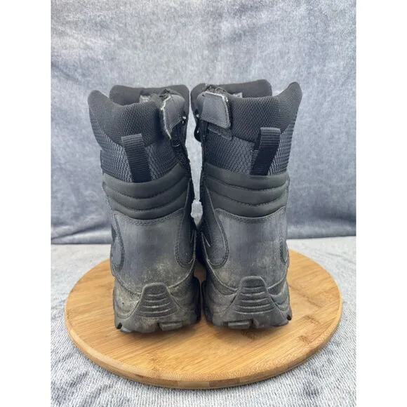 Merrell MOAB 3 Boots Mens Size 10.5 Black Tactical Waterproof Zip Combat