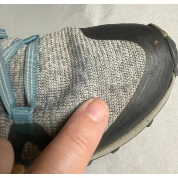 Merrell Womens 10 Gray Siren 3 Knit Hiking Shoes Sneakers J53078 Vibram Megagrip