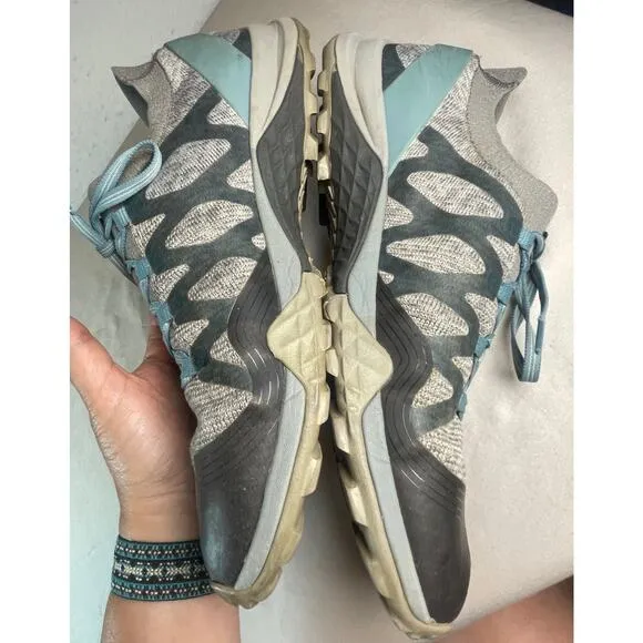 Merrell Womens 10 Gray Siren 3 Knit Hiking Shoes Sneakers J53078 Vibram Megagrip