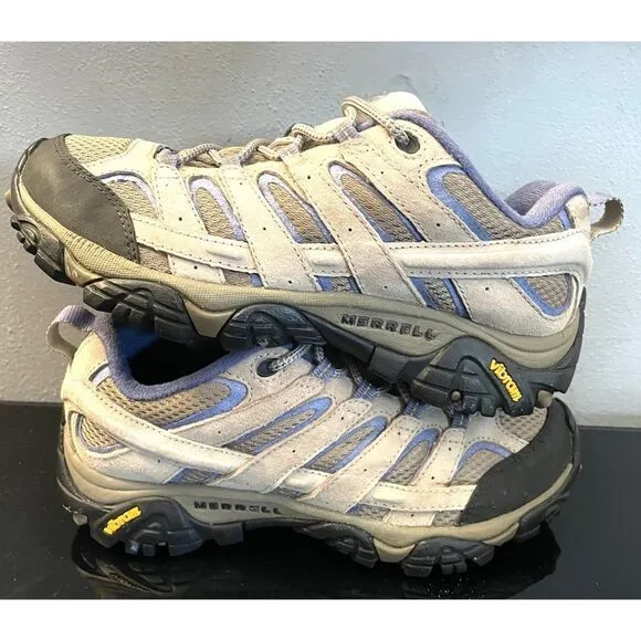 Merrell Womens Moab 2 Vent J06018 Aluminum Marlin Hiking Shoes Size US 9.5 M.