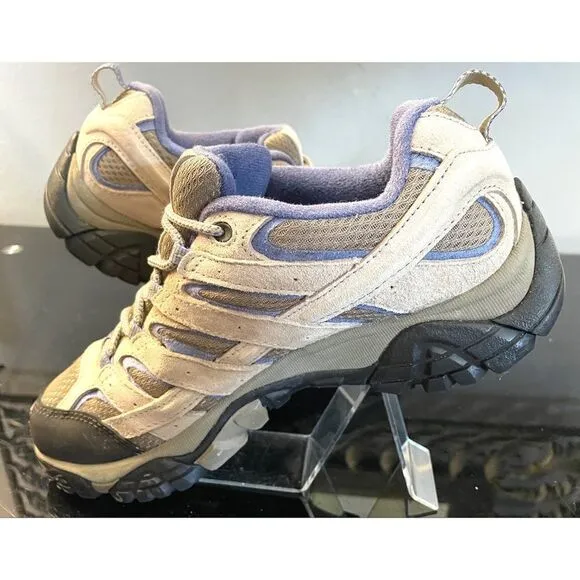 Merrell Womens Moab 2 Vent J06018 Aluminum Marlin Hiking Shoes Size US 9.5 M.