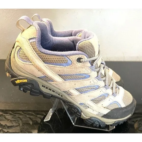 Merrell Womens Moab 2 Vent J06018 Aluminum Marlin Hiking Shoes Size US 9.5 M.