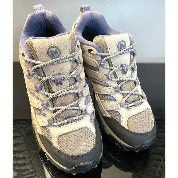 Merrell Womens Moab 2 Vent J06018 Aluminum Marlin Hiking Shoes Size US 9.5 M.