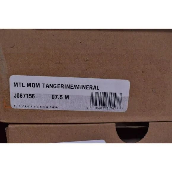 Merrell Womens Size 7.5 MTL MQM Tangerine Mineral Outdoors Hiking Shoes Sneakers