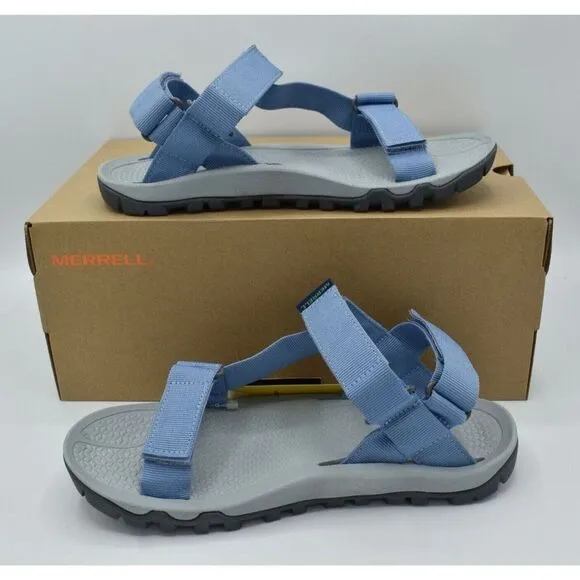 Merrell Womens Size 8 Breakwater Stonewash Blue Strap Shoes Sandals