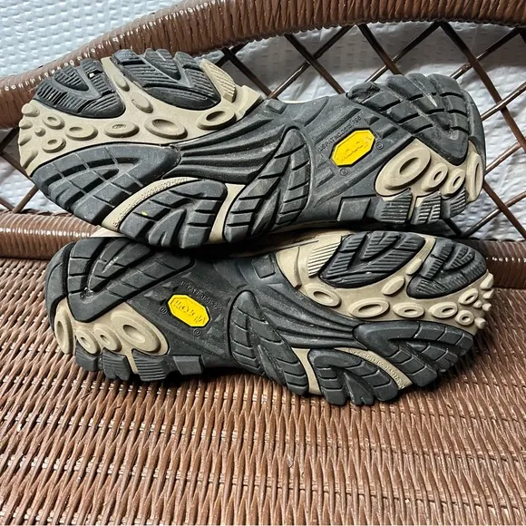 Merrill Moab 2 Ventilator Leather/Mesh Vibram Hiking Shoes Size 8.5