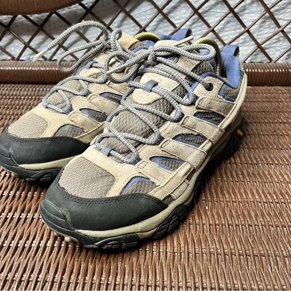Merrill Moab 2 Ventilator Leather/Mesh Vibram Hiking Shoes Size 8.5