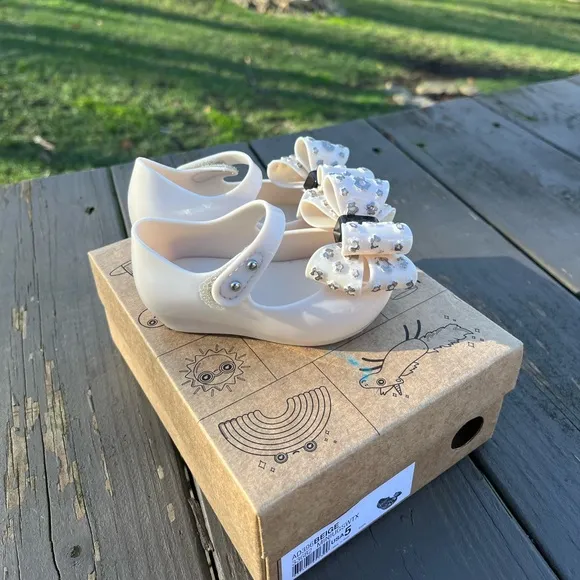 ✨MINI MELISSA ULTRAGIRL SWEET X BB SHOES BEIGE 5