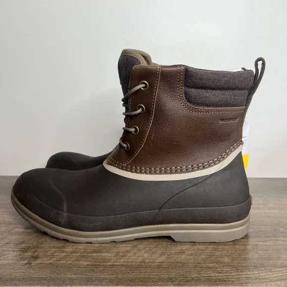 MUCK BOOT COMPANY Original Waterproof Leather Men's Duck Lace Up Boot Size 14