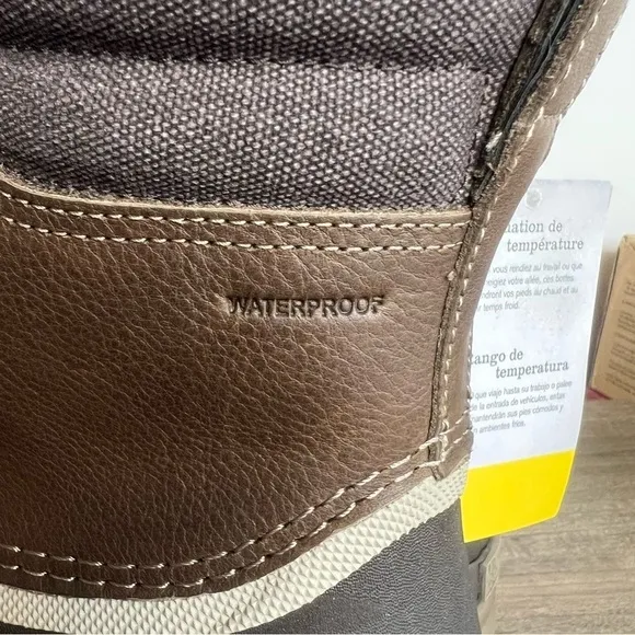MUCK BOOT COMPANY Original Waterproof Leather Men's Duck Lace Up Boot Size 14