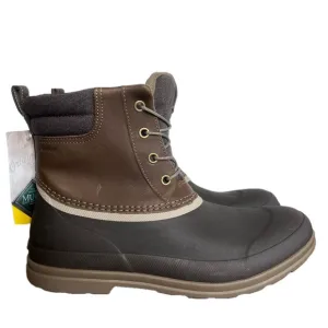 MUCK BOOT COMPANY Original Waterproof Leather Men's Duck Lace Up Boot Size 14