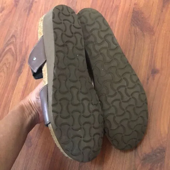 NAOT Made in Israel leather sandals, comfort shoes, slip on size 40 (9)￼