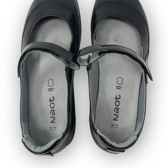 Naot Kirei Black Mary Jane Comfort Shoes Flats Women’s Size EU 39 US 8