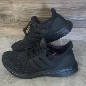 New Adidas Ultraboost Black Running Sneakers Athletic Gym Workout Casual Shoes