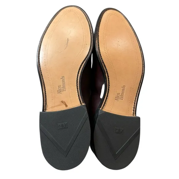 New Allen Edmonds Grayson Merlot Leather Slip-on Tassel Dress Shoes Loafers 10