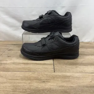 New Balance 577 Mens Size 13 4E Wide Black Leather Double Strap