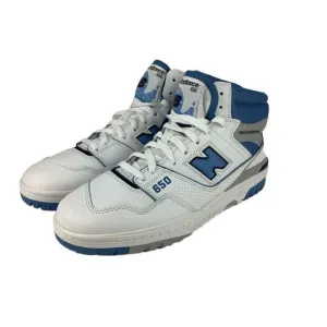 New Balance 650 White University Blue Men Shoes Size 12  High Top BB650RCK New