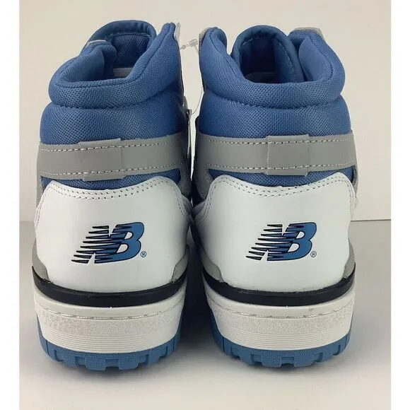 New Balance 650 White University Blue Men Shoes Size 12  High Top BB650RCK New