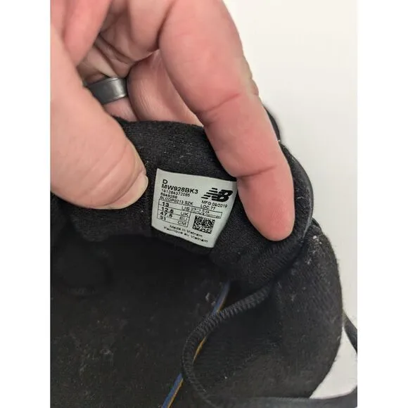 New Balance 928v3 Men's Black Leather Comfort Walking Shoes MW928BK3  Size 13 D