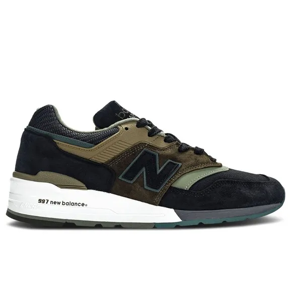 New Balance 997 Black Green Mens Size 6.5 Military Pack M997PAA Athlete Comfort