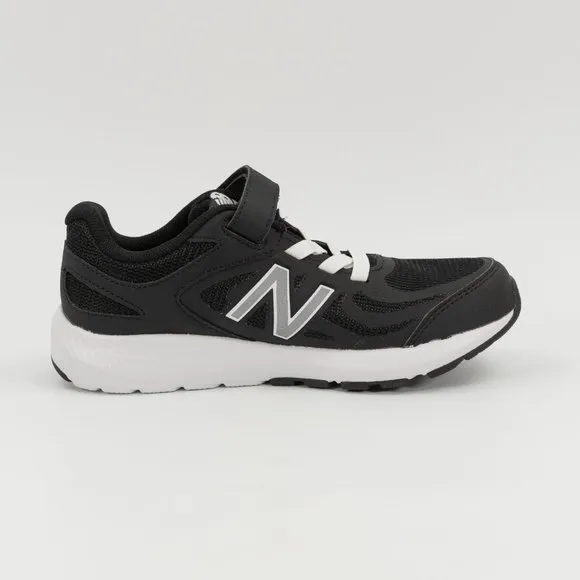 New Balance Boy's 611 Grey Strap Sneaker YT519PB size 3