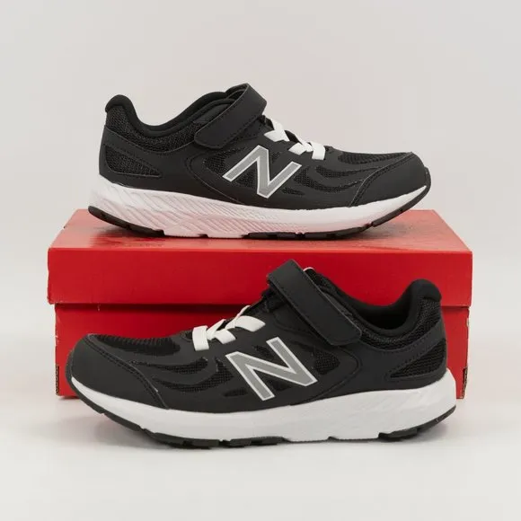 New Balance Boy's 611 Grey Strap Sneaker YT519PB size 3