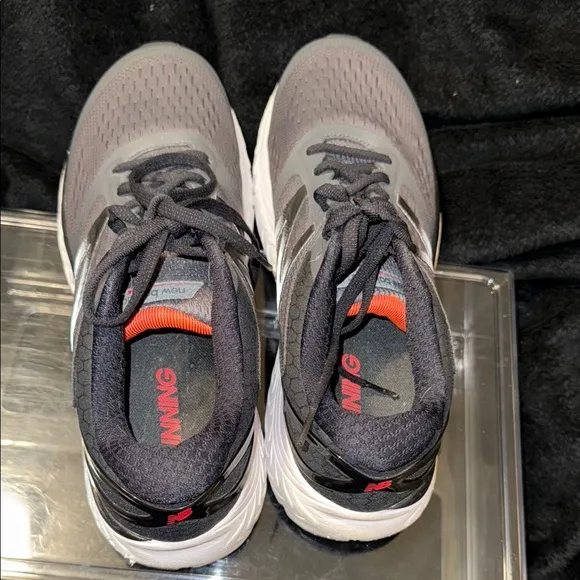 New Balance Charcoal and Black Athletic Sneakers