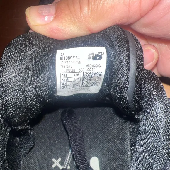 New Balance Fresh Foam X  Men Size 10 D (Wide) Running Shoes Black
