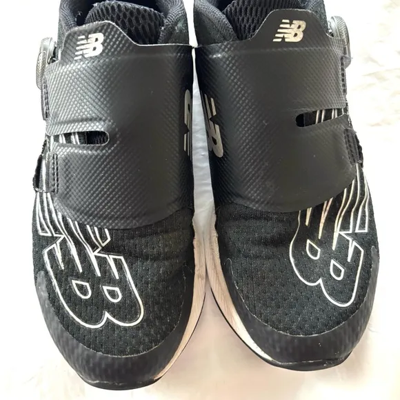 New Balance Kids FuelCore Reveal BOA® Shoes Black White SZ 4Y Worn 2X