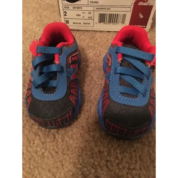 New Balance Running Course Toddler Child Boy Athletic Sneakers Shoes Size 2
