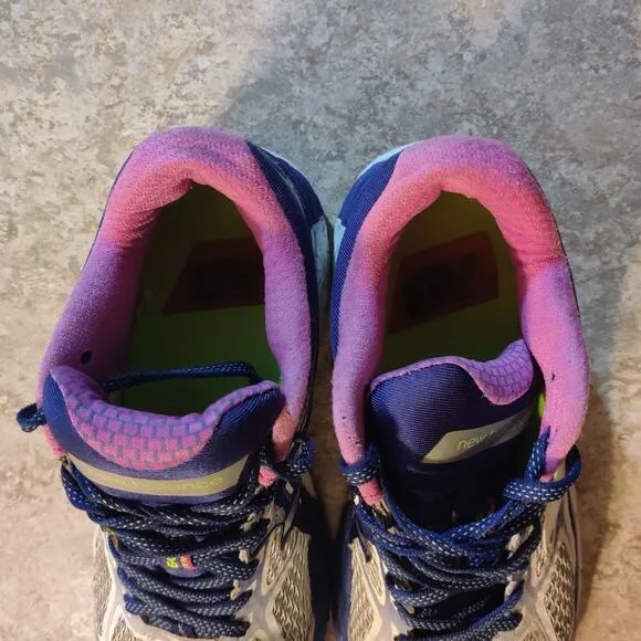New Balance Womens 7 B 860 V6 W860WP6 Running Shoes Sneakers White Purple