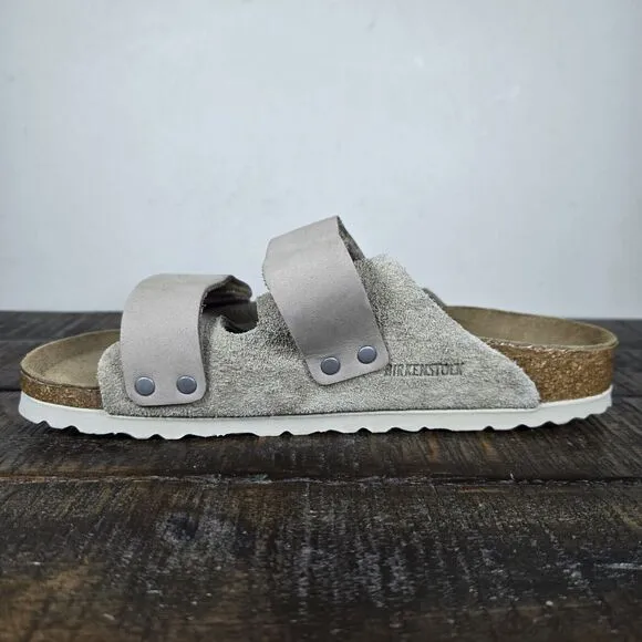 NEW Birkenstock Uji Womens Size 5 EU 36 Narrow Double Strap Sandals Gray