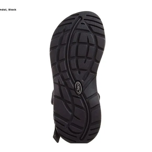 New Chaco Z/1 Adjustable Strap Classic Sandals MENS's Black Hiking Water size 8