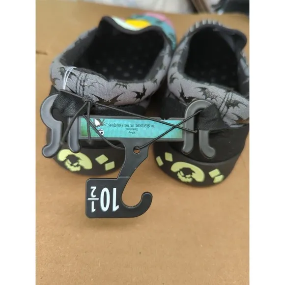 New Disney The Nightmare Before Christmas Jack Sally Slip On Sneakers Shoes 10.5