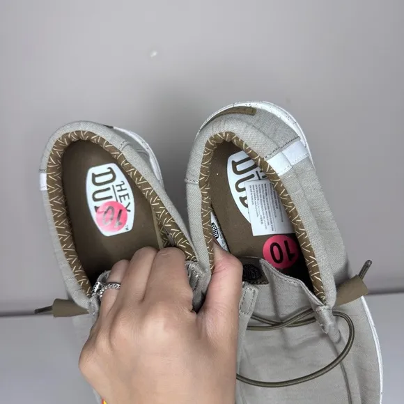 NEW Hey Dude Wally Stretch Fleece Slip On Shoes
