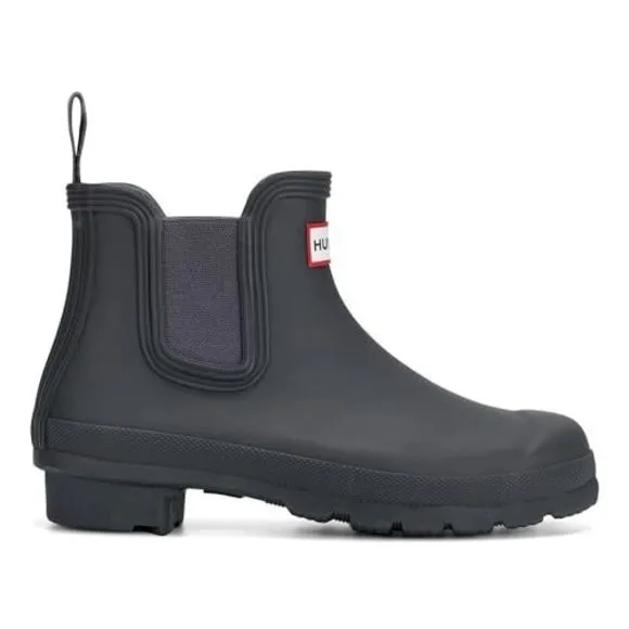 NEW HUNTER WOMEN'S ORIGINAL CHELSEA BOOTS, NAVY BLUE, 10